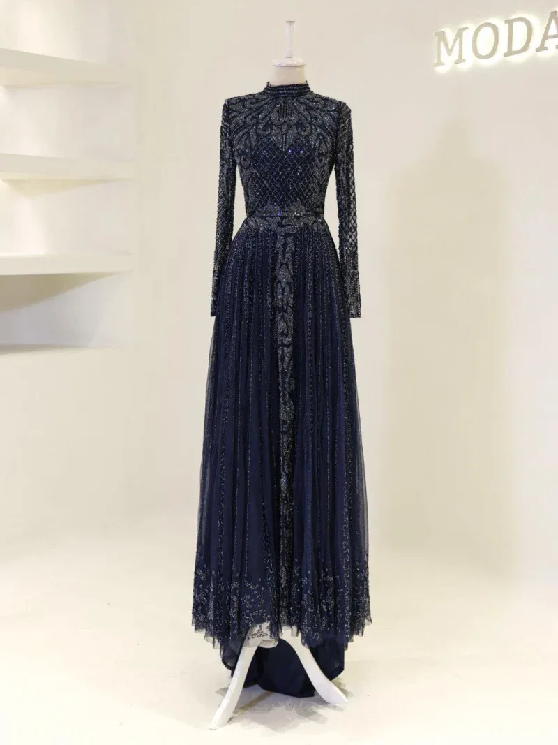 Couture Melina Modest Evening Dress