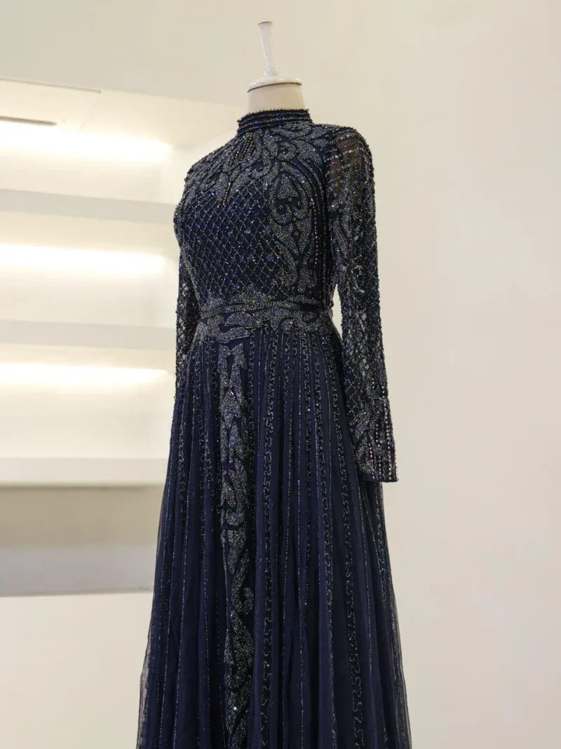 Couture Melina Modest Evening Dress