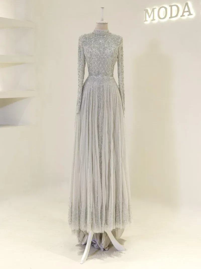 Couture Melina Modest Evening Dress