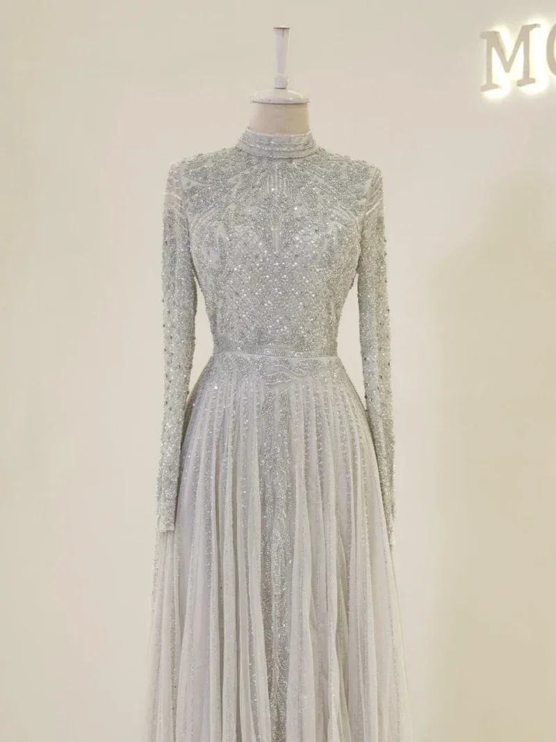 Couture Melina Modest Evening Dress