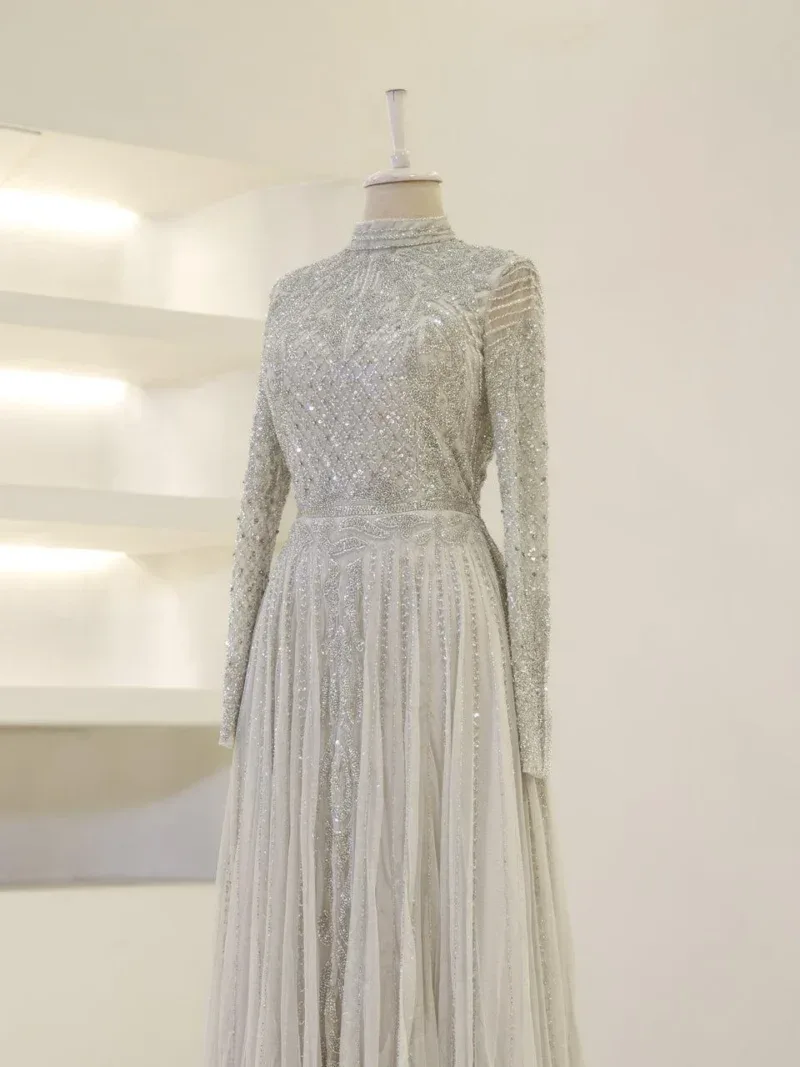 Couture Melina Modest Evening Dress