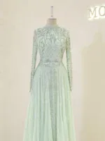 Couture Melina Modest Evening Dress