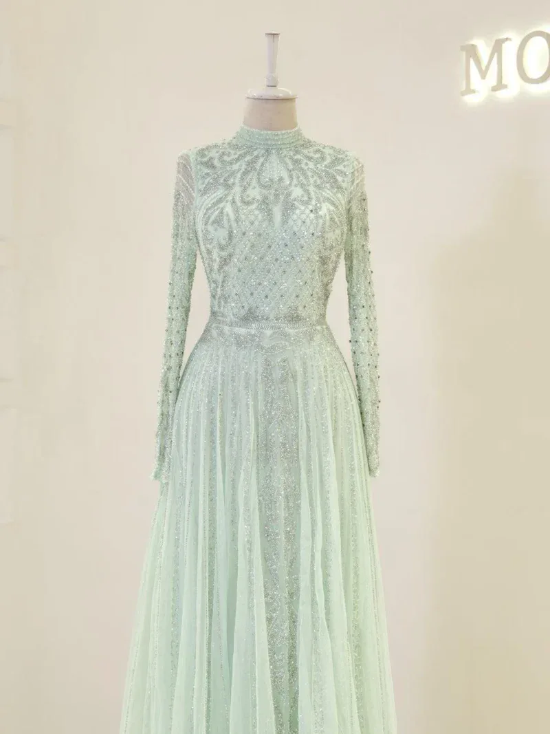 Couture Melina Modest Evening Dress