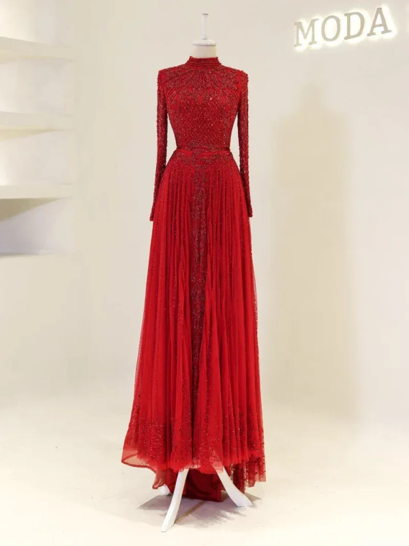 Couture Melina Modest Evening Dress