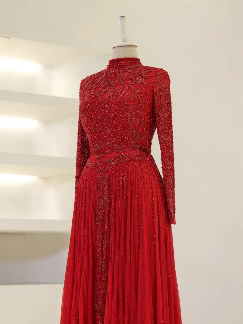 Couture Melina Modest Evening Dress