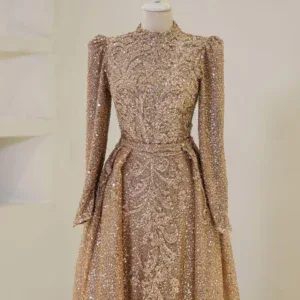 Couture Mihra Modest Evening Dress