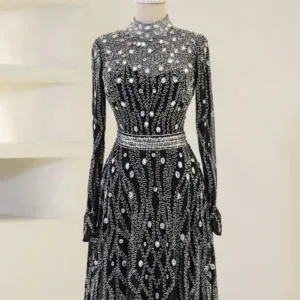 Couture Milano Modest Evening Dress