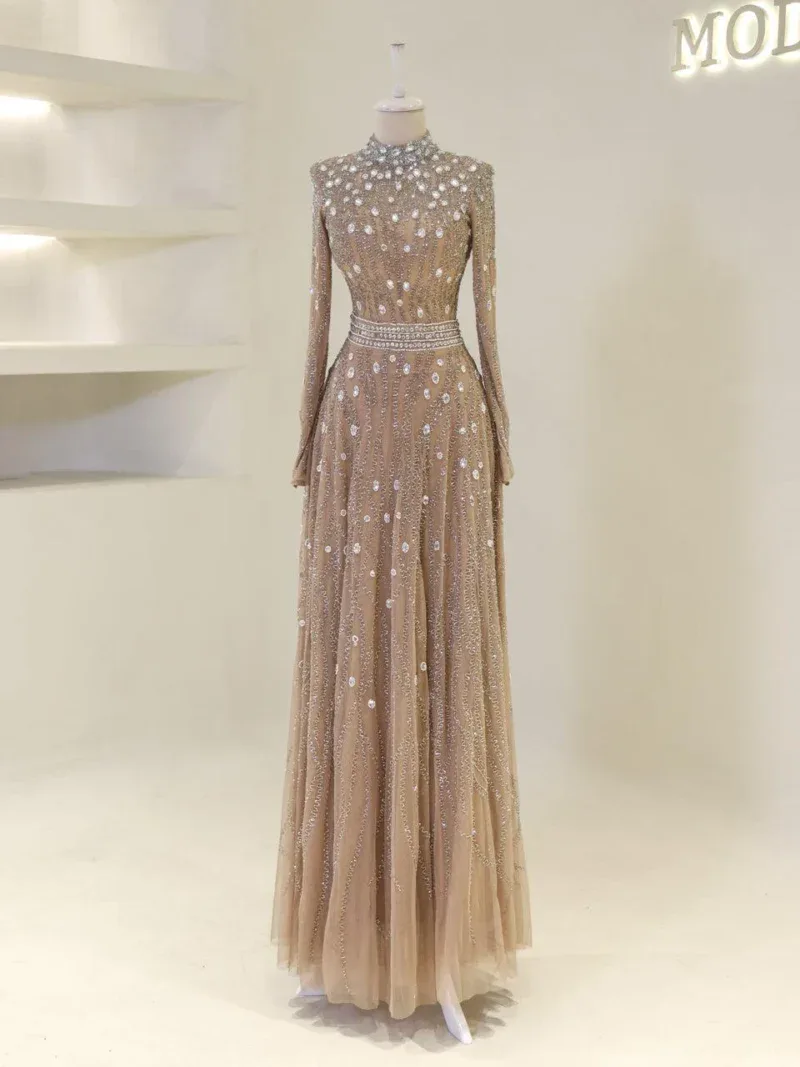 Couture Milano Modest Evening Dress
