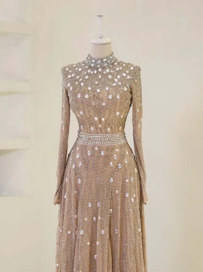 Couture Milano Modest Evening Dress