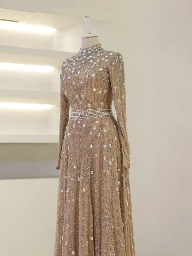 Couture Milano Modest Evening Dress