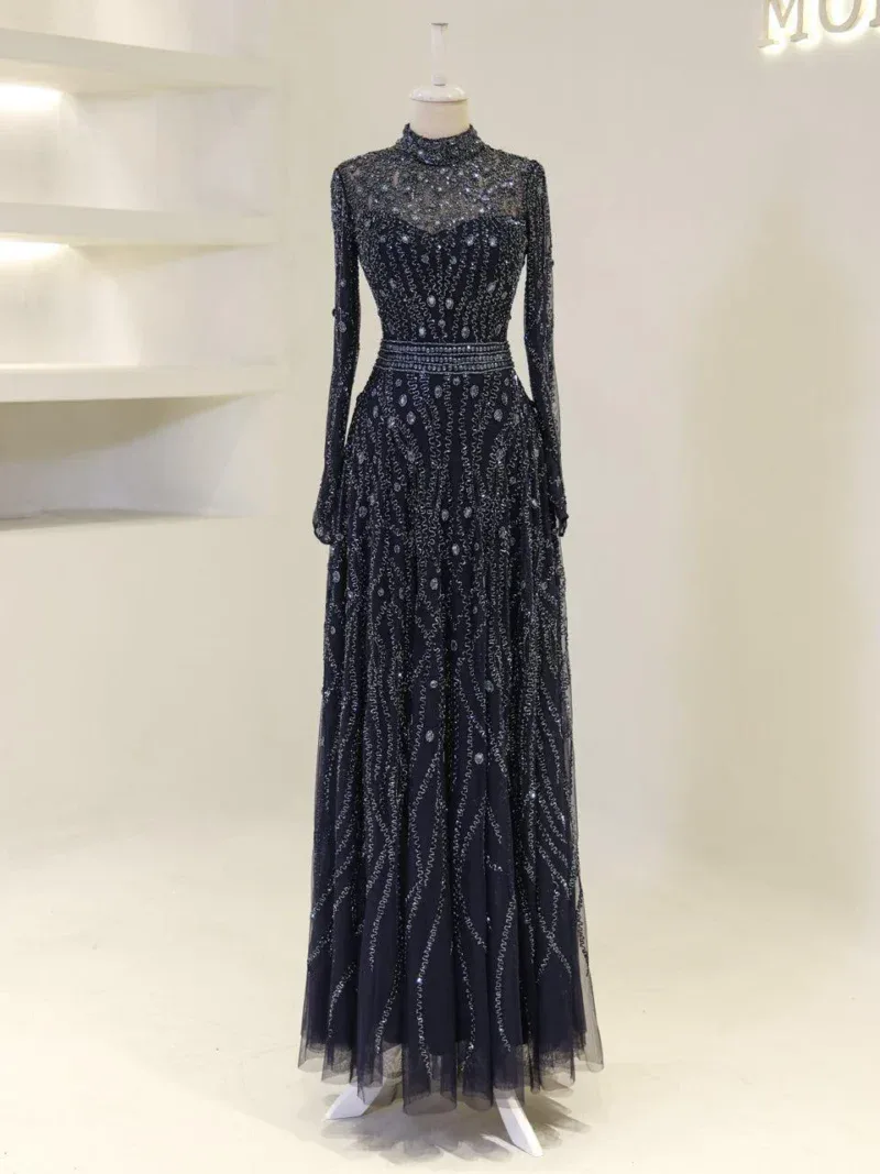 Couture Milano Modest Evening Dress