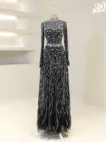 Couture Milano Modest Evening Dress