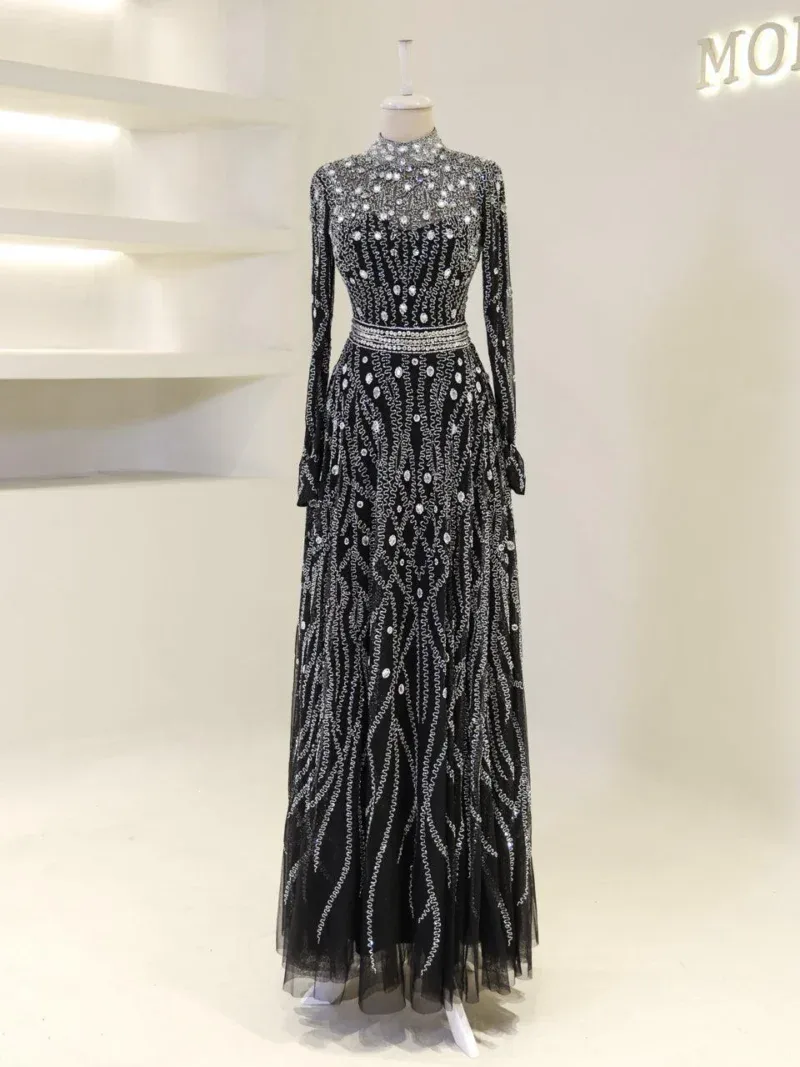 Couture Milano Modest Evening Dress