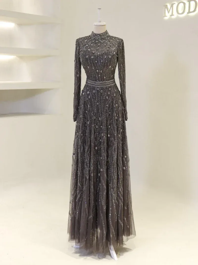 Couture Milano Modest Evening Dress