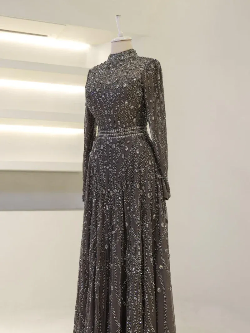 Couture Milano Modest Evening Dress