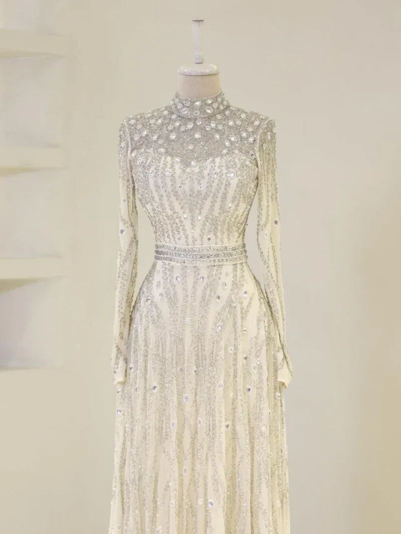 Couture Milano Modest Evening Dress