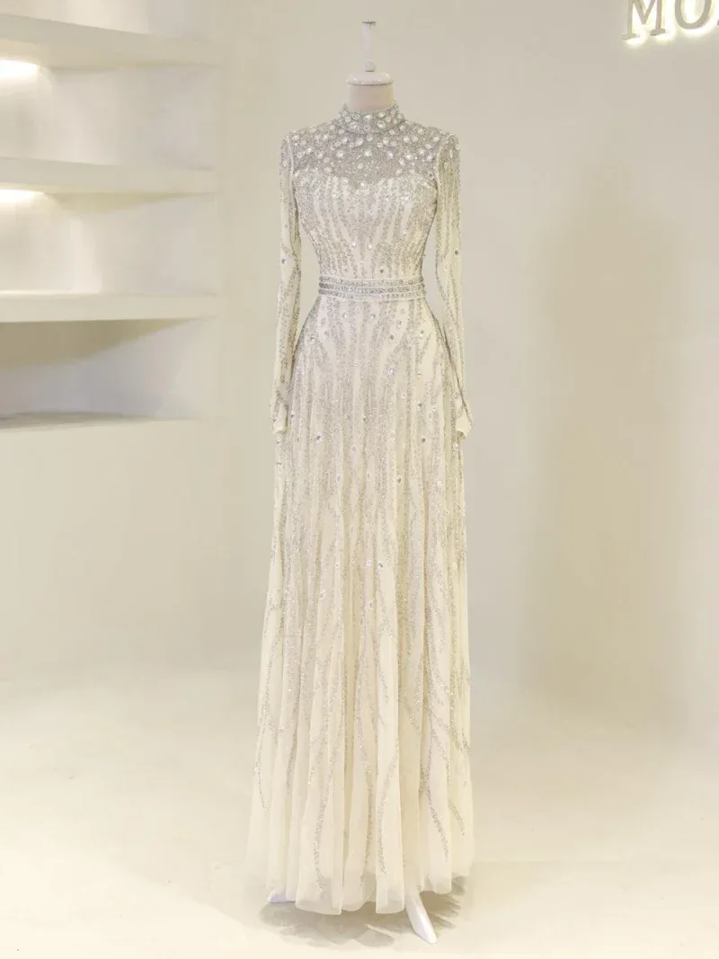 Couture Milano Modest Evening Dress
