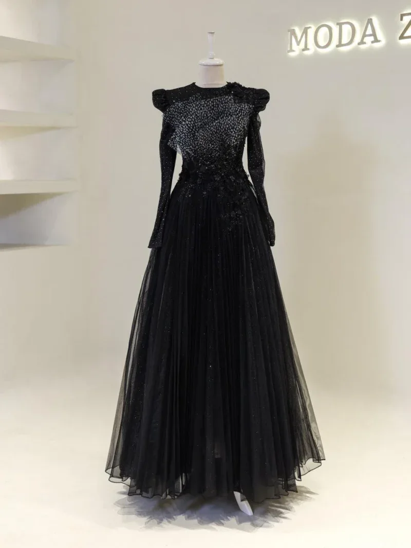 Couture Misra Modest Evening Dress