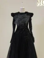 Couture Misra Modest Evening Dress