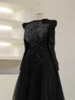 Couture Misra Modest Evening Dress