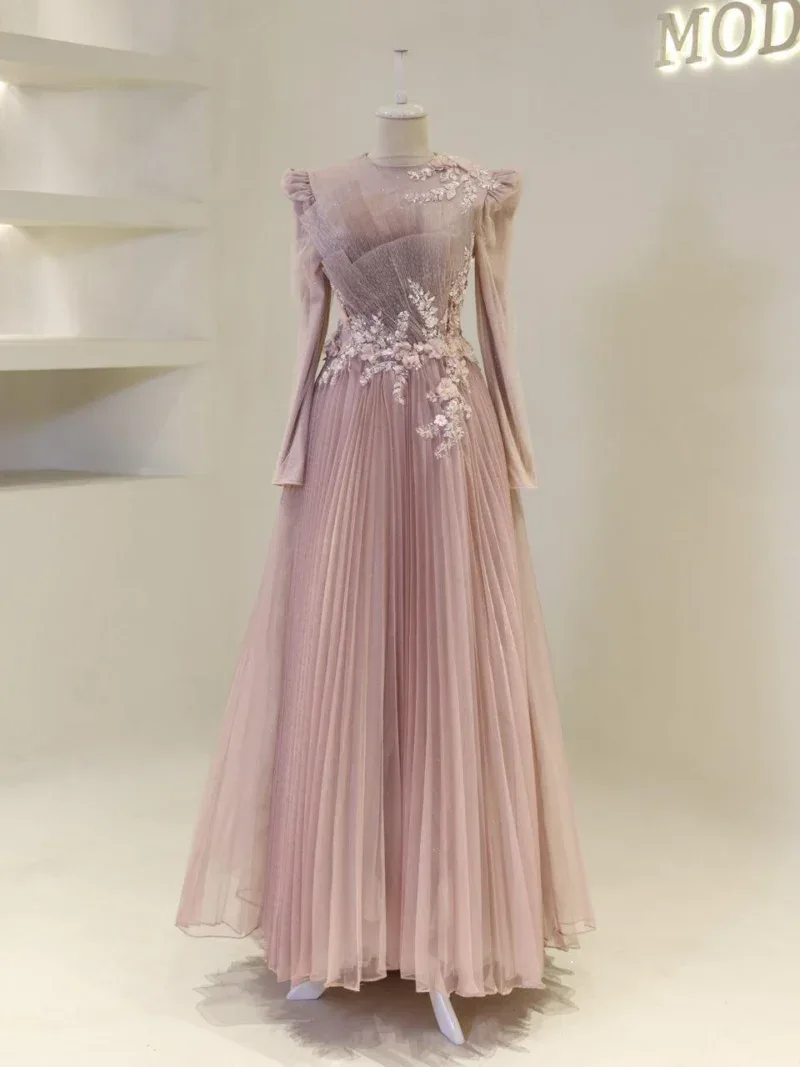 Couture Misra Modest Evening Dress