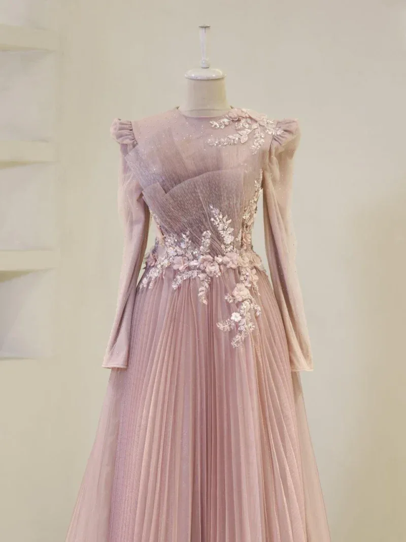 Couture Misra Modest Evening Dress