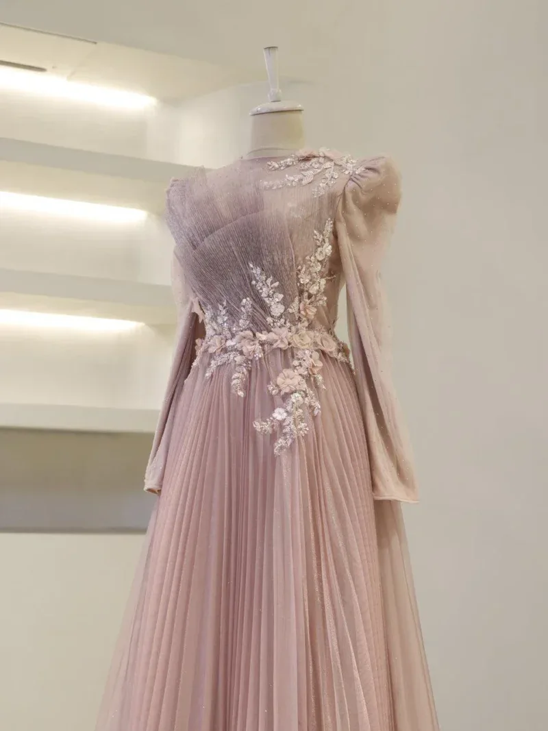 Couture Misra Modest Evening Dress