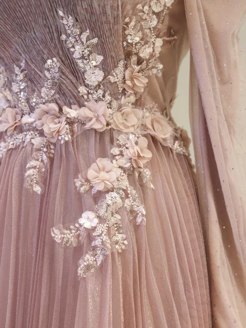 Couture Misra Modest Evening Dress