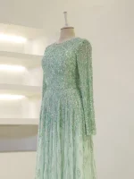 Couture Morenna Modest Evening Dress