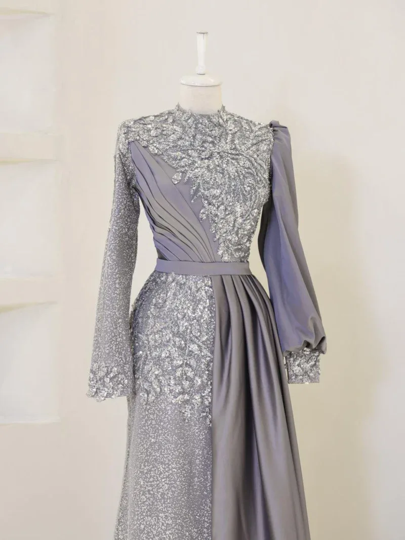 Couture Noura Modest Evening Dress