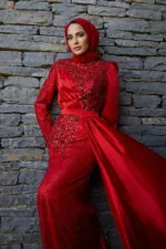 Couture Noura Modest Evening Dress