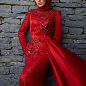 Couture Noura Modest Evening Dress