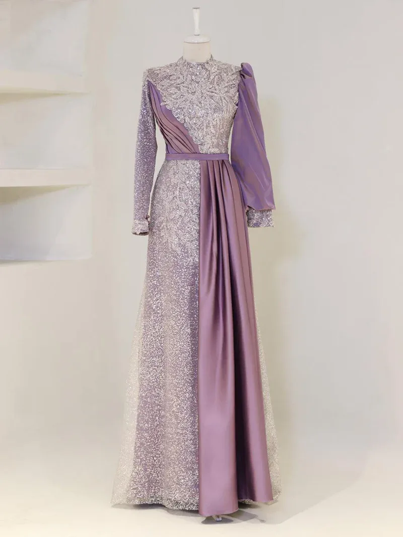 Couture Noura Modest Evening Dress