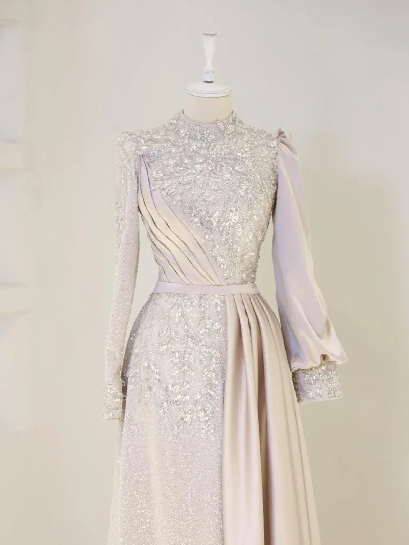 Couture Noura Modest Evening Dress