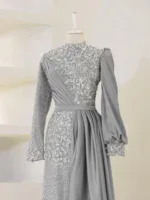 Couture Noura Modest Evening Dress