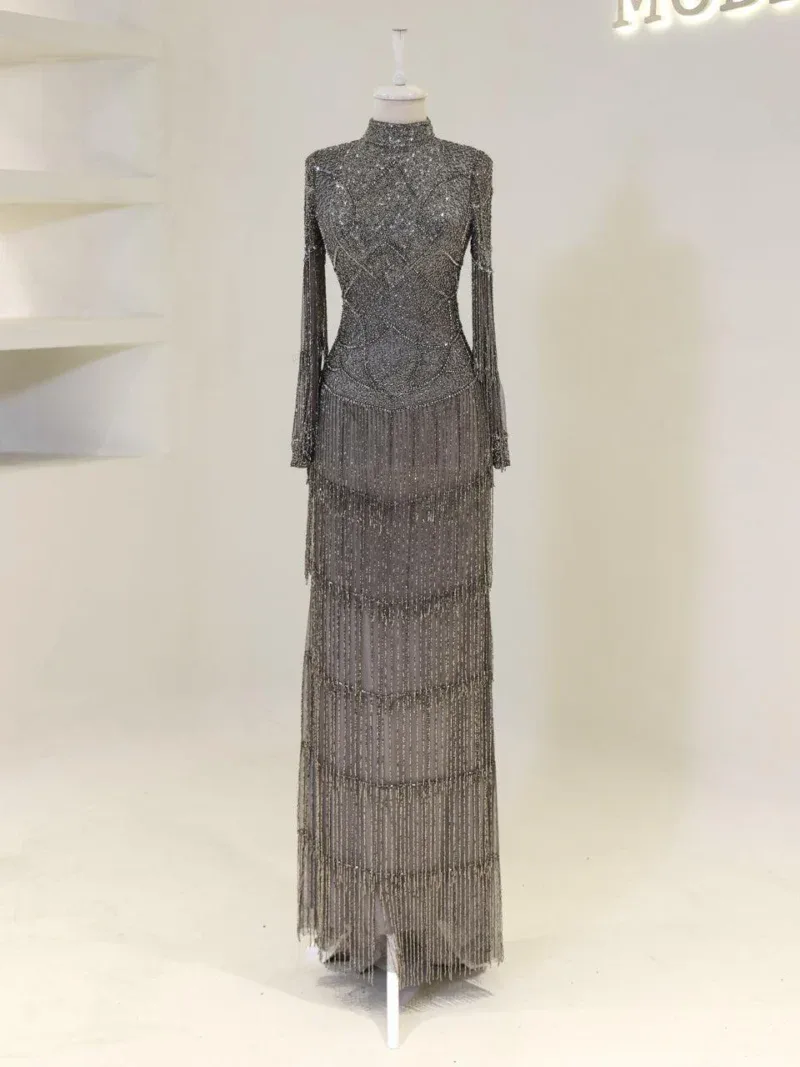 Couture Rita Modest Evening Dress