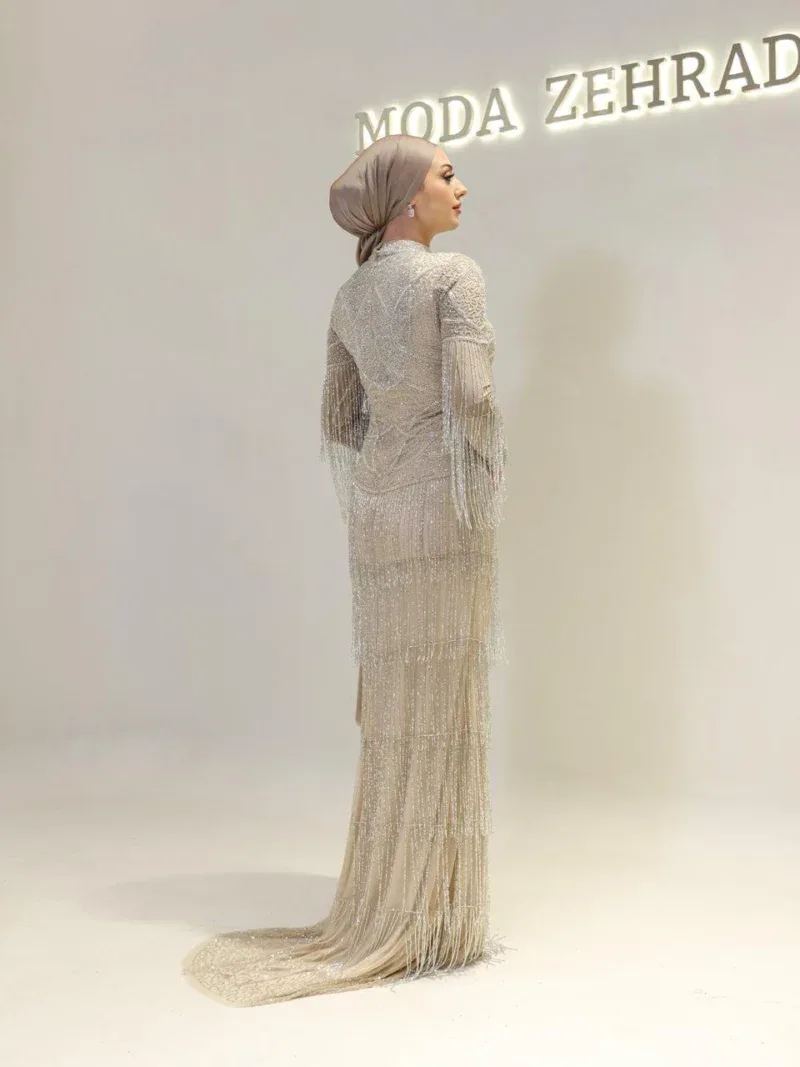 Couture Rita Modest Evening Dress