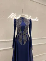 Couture Simone Non-Pleated Modest Evening Dress