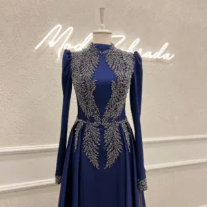 Couture Simone Non-Pleated Modest Evening Dress