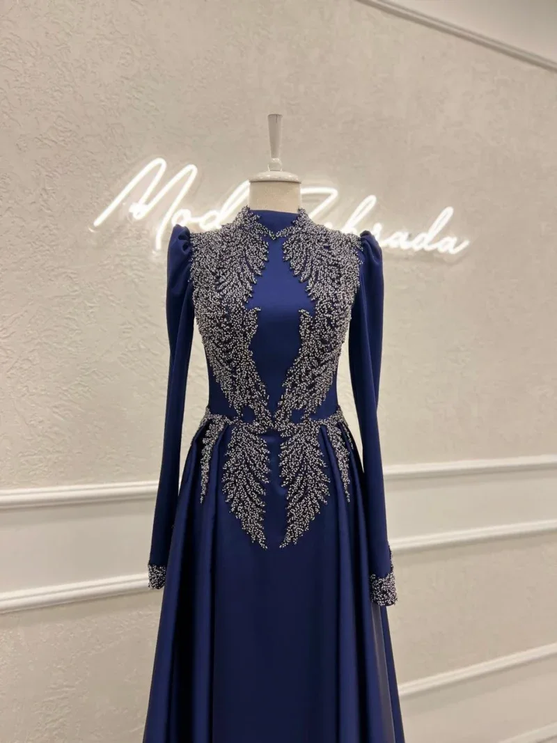 Couture Simone Non-Pleated Modest Evening Dress