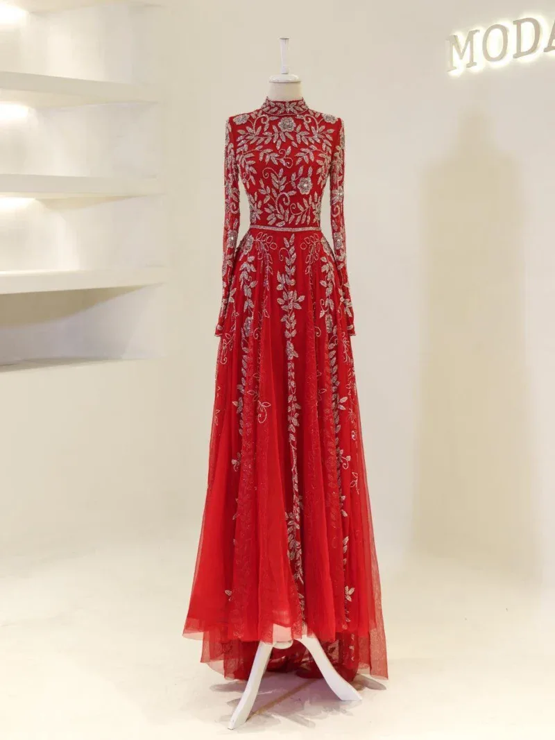 Couture Velica Modest Evening Dress