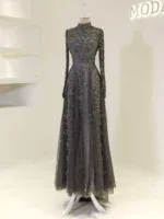 Couture Velica Modest Evening Dress