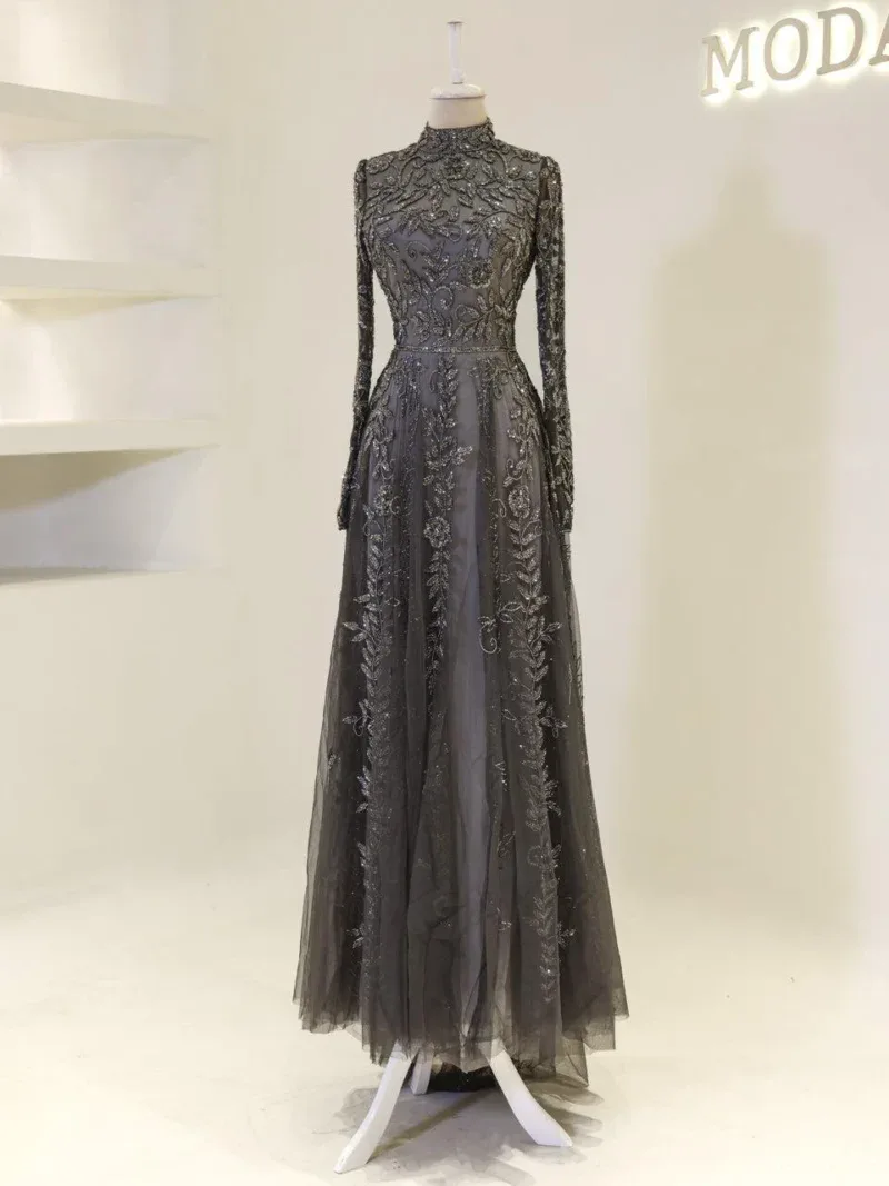 Couture Velica Modest Evening Dress