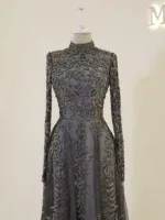 Couture Velica Modest Evening Dress