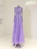 Couture Velica Modest Evening Dress