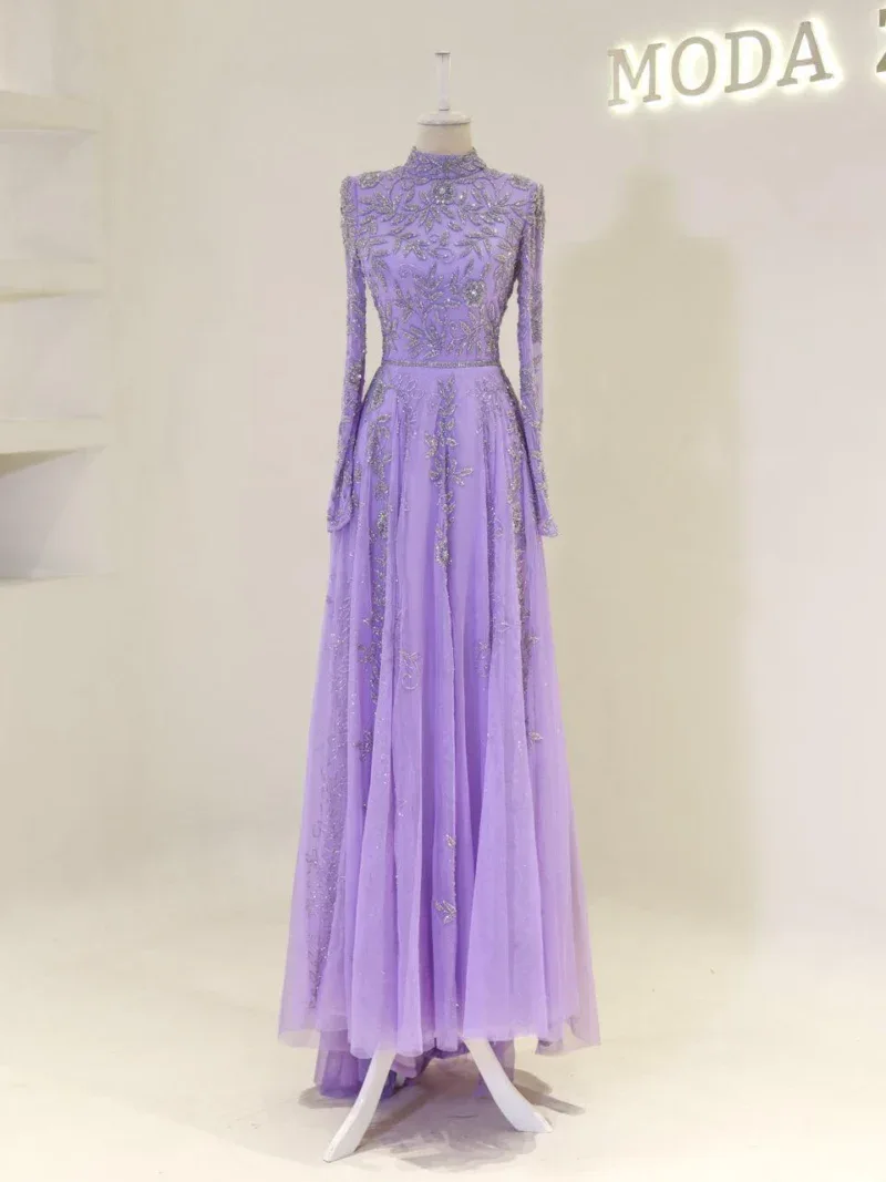 Couture Velica Modest Evening Dress