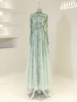 Couture Velica Modest Evening Dress