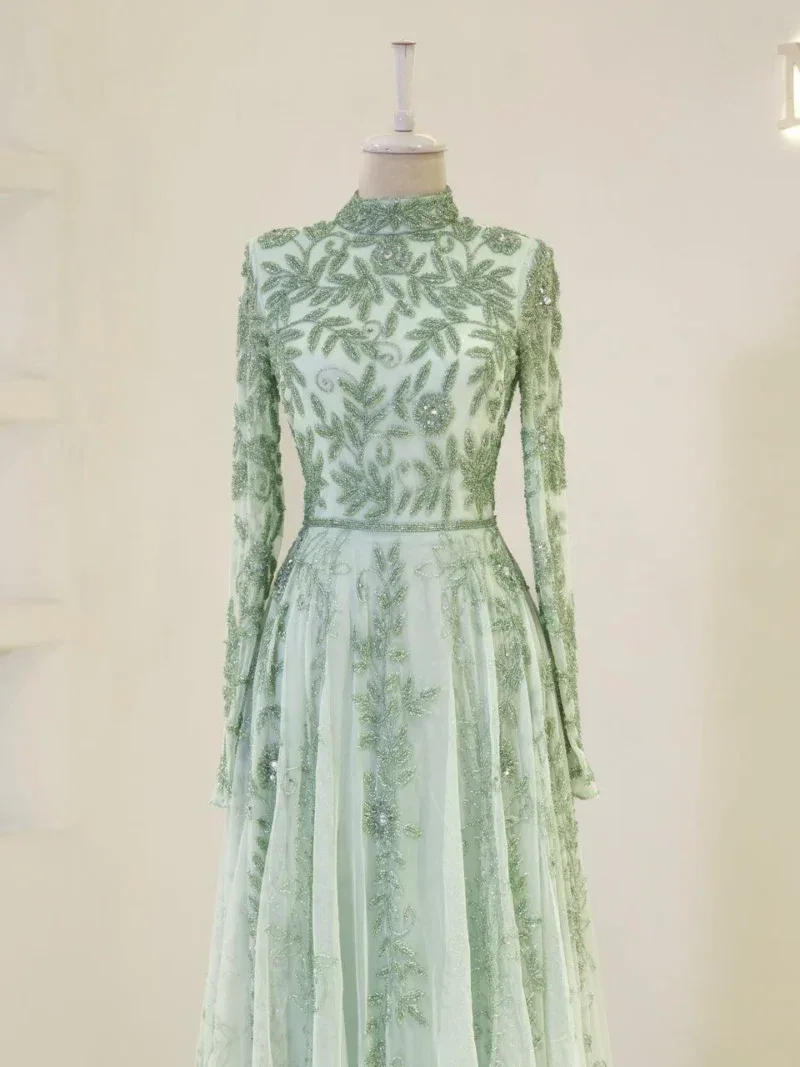 Couture Velica Modest Evening Dress