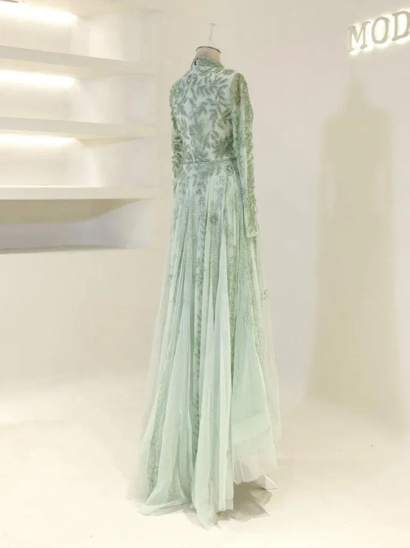 Couture Velica Modest Evening Dress