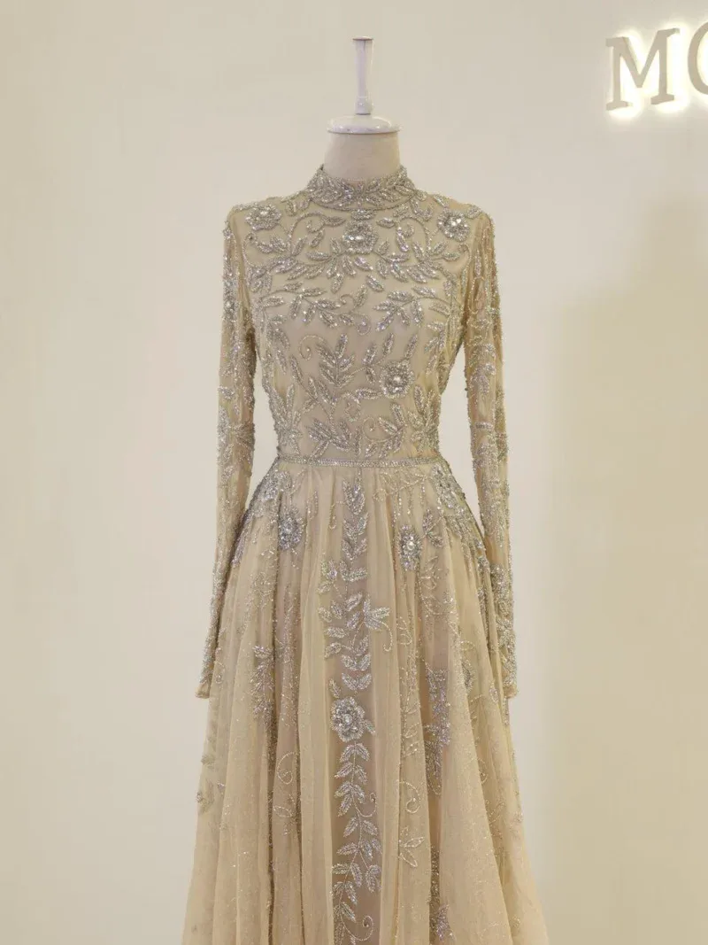 Couture Velica Modest Evening Dress